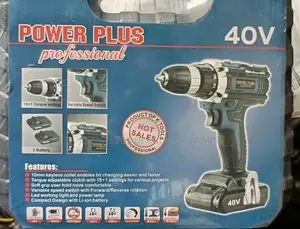 40v Power Plus Professional Battery Drill