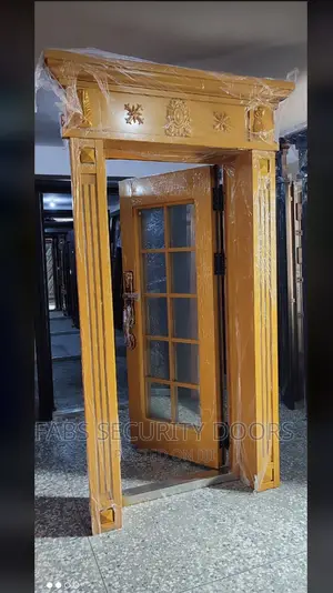 French Glass With Ark and Pillar
