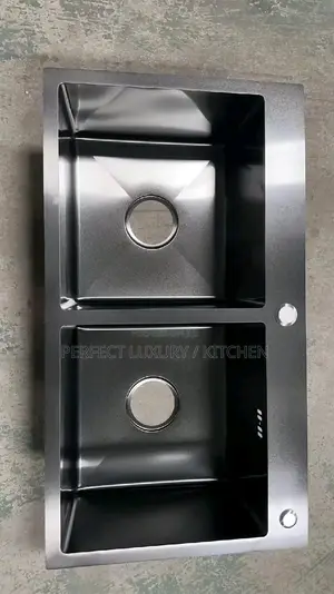 Nano Black Double Bowl Kitchen Sink
