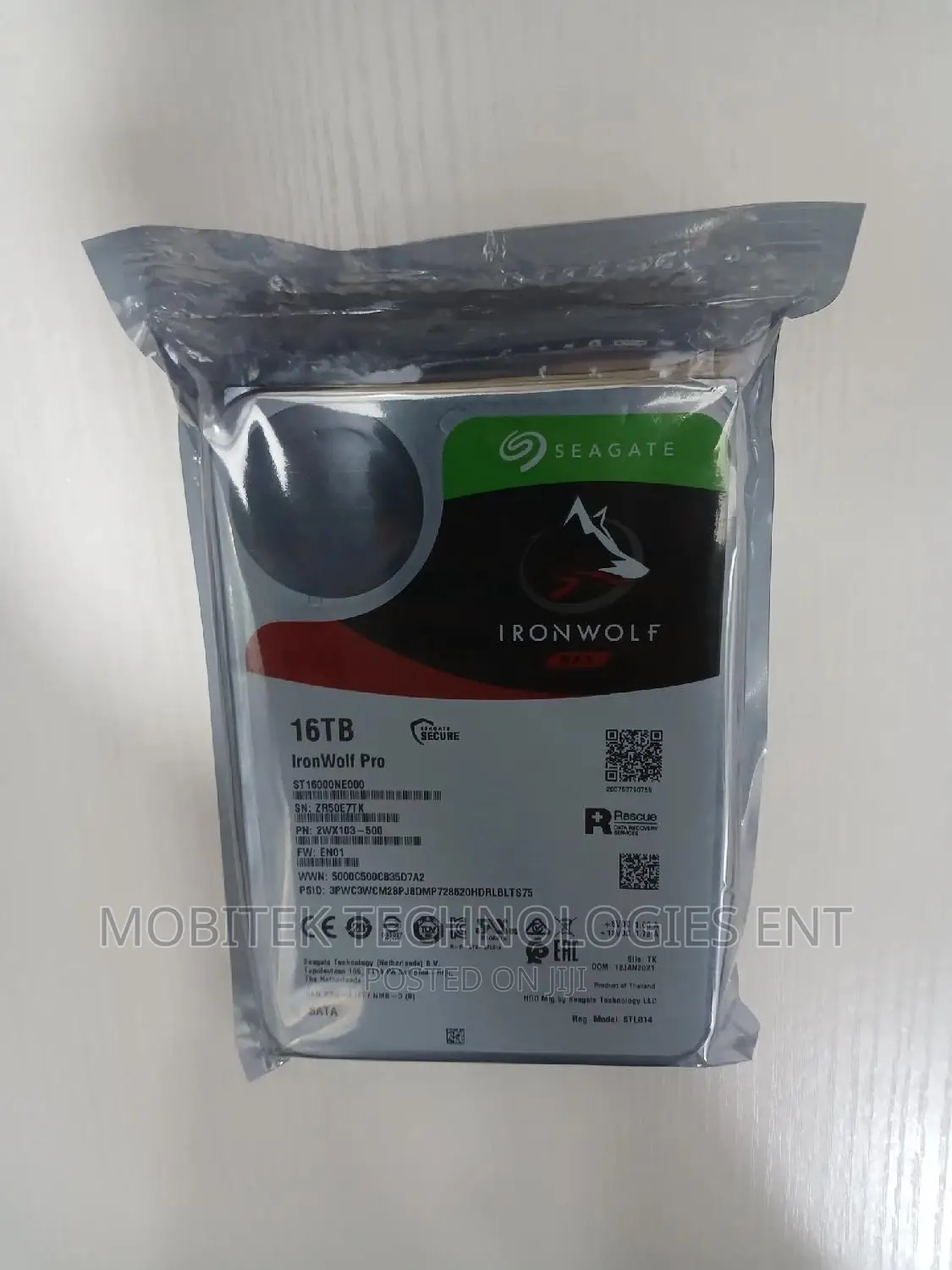 16tb Seagate Ironwolf Pro Nas Sata Desktop Hard