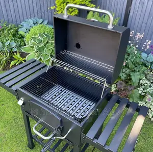 LUXURY Charcoal BBQ Griller (Adjustable Heat) Barbecue Grill