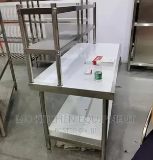 5ft. Table With Shelves