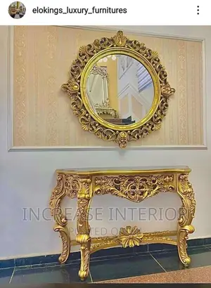 Quality Imported Luxury Console Mirror Sets