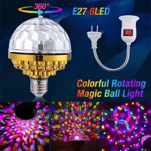 Colorful Rotating Magic Ball Disco Light With Sockets