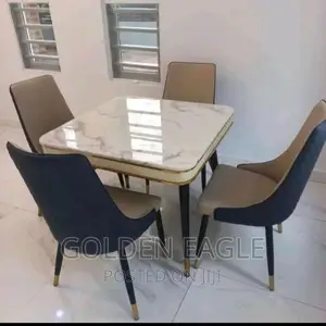 Marble Dinning Table and Chairs