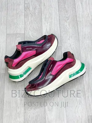 Original PRADA PANELLED Leather Chunky Available in Store