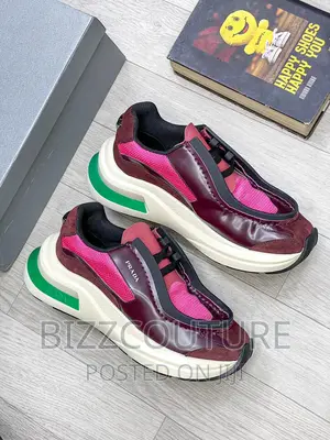 Original PRADA PANELLED LEATHER CHUNKY Available in Store