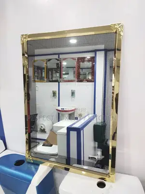 Beautiful Gold Framed Plain Mirror
