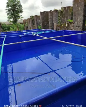 Collapsible Tarpaulin Fish Pond