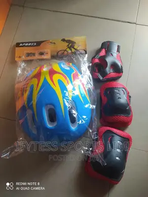 Children Bicycle Helmets With Knee and Elbow Protector