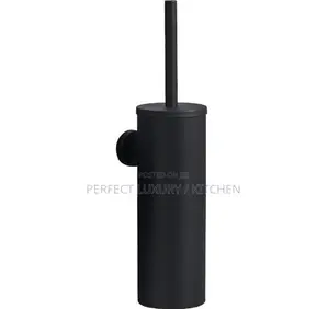 Matte Black Toilet Brush Holder