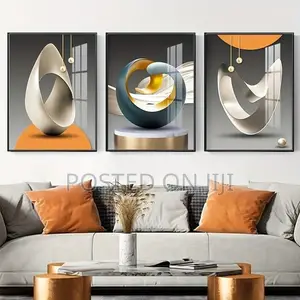 3 In1 Set of HD Abstract Printed Frames