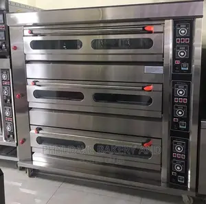 Electric Bread Oven 3 Deck 9 Trays ( Good Quality)