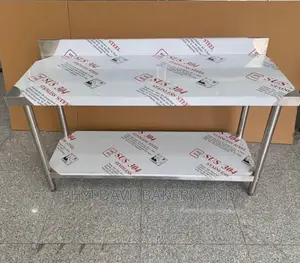 Quality Stainless Steel Work Table With Back Splash 5ft