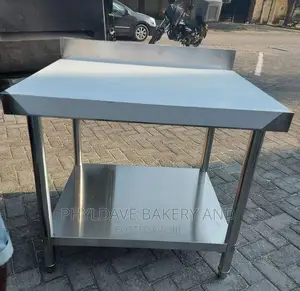 3ft Work Table Stainless Steel With Back
