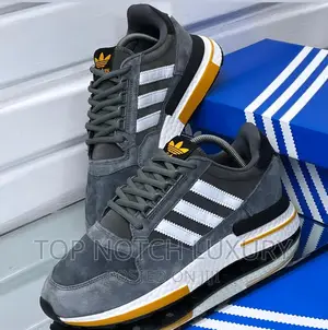 Original Adidas Zx 500 RM Grey/White/ Men Women
