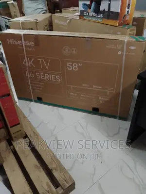 Brand New Hisense 58inches UHD Smart Tv ''58A6K