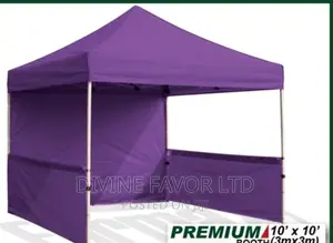 Gazebo Tent, 10 by 10 Feet With Side Walls