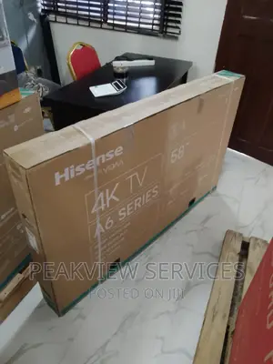 New in 58' Inchee Hisense Tv A6SERIES With Bluetooth