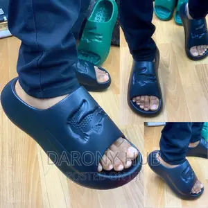 Mature LACOSTE Luxury Slide_black/Green/Brown/Blue
