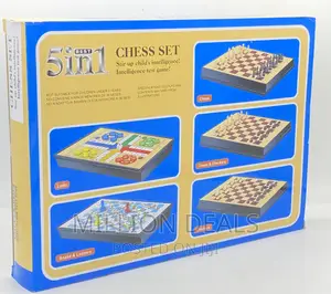 Unique 5in1 Chess Magnetic Board Set Games