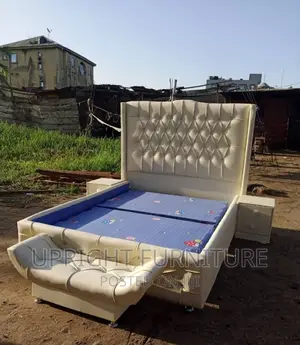 Royal Bedframe 6 By 6 With Two Side Drawer And Footrest
