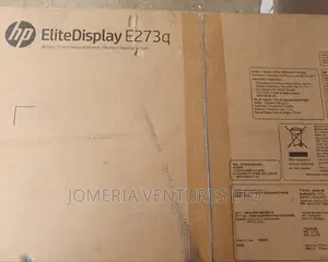 Hp Elite Display E273q Led-Lit Monitor Black