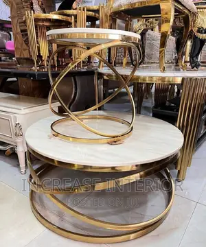 Imported Luxury Marble Round Center Table