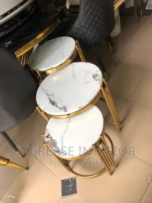 Imported Marble Side Stools