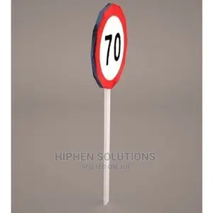 Maximum Speed Warning Sign