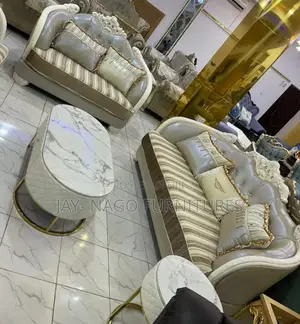 Quality Executive Quality Pure Leather Seven Seater Sofa Cha
