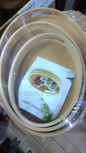 3 Sets Wooden Tray