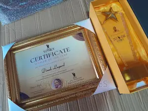 Glass Award Plaque and Picture Frame Award
