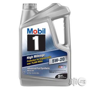 Mobil 1 5w-20 High Mileage Advanced Motor Oil, 5 Qt.