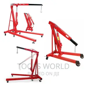 Engine Hoist, 2 Ton (4000lbs) Heavy Duty Folding Hydraulic
