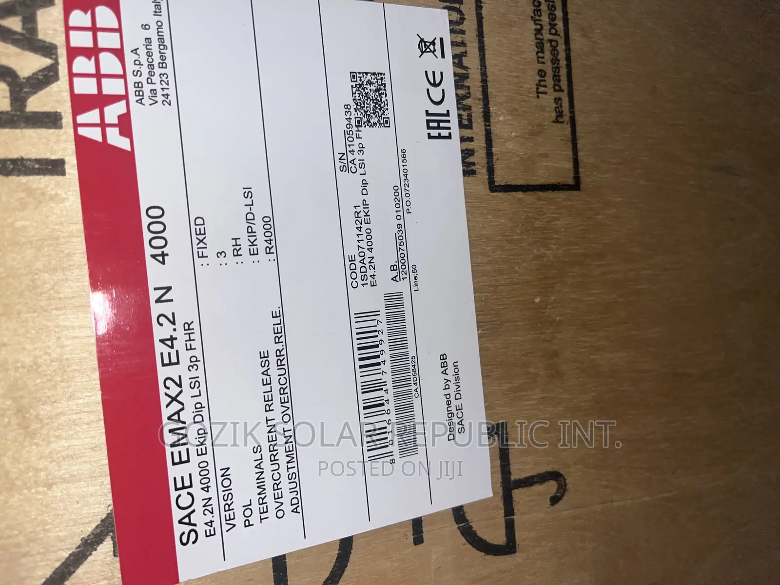 Abb Acb 4000A 4P