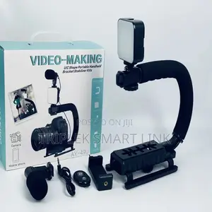 U Shape Vlogging Kit Bracket Stabilizer for Phones Camera
