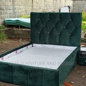 4 and Half Bed Frame, Green