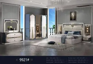 New Modern Luxury Set of Bed With Wardrobe