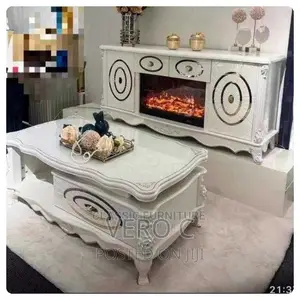 Quality Royal Fireplace TV Stand and Centre Table