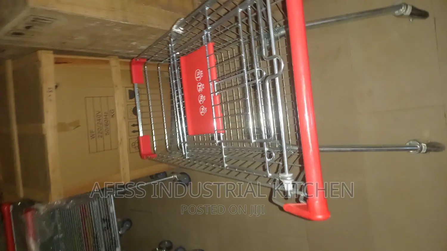80 Litres Silver Trolley