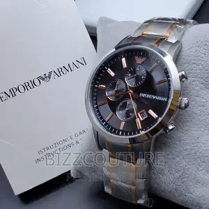 Original EMPORIO ARMANI Silver Chain Available in Store