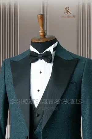 Quality Bespoke Italian Style Shiny Tuxedo Men's Suit