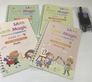 Sank Magic Children Calligraphy Book-4 In 1