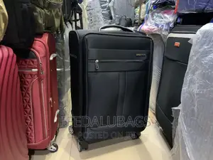 Medium Size Black Swiss Polo Travel Luggage