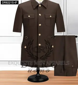 Italian Style Bespoke Formal Turkish Safari Men's Suit