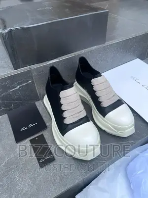 Original RICK OWEN DRKSHDW Hexa Low Black Available in Store