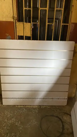 White Color Mdf Slat Wall Multi Purpose Board