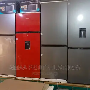 Hisense Red Fridge With Dispenser