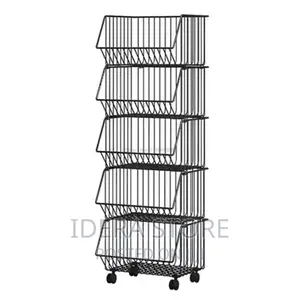 5 Layers Trolley Storage Basket